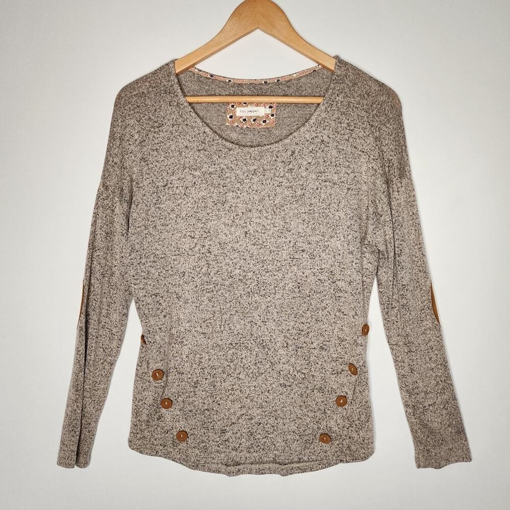 🌻3 for $18 Blu Pepper Brown Long Sleeve Top
